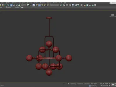 Dakar 12 pendant Low-poly 3D model