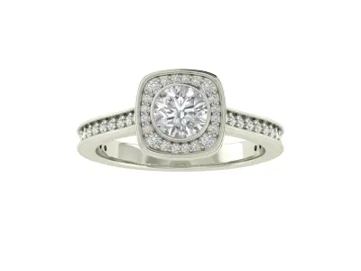 Women Ring  Render 3dm STL OBJ FBX TXT Details 3D print model 9