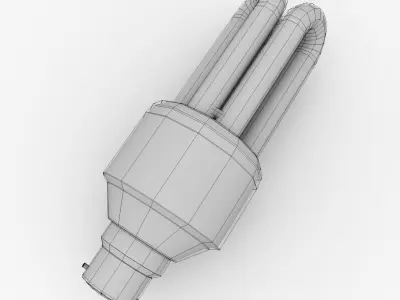 CFL Bulb 3D model