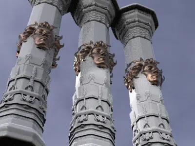 Angel Pillar 5 3D model