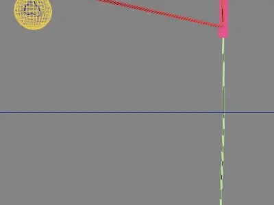 Modern Lamp 3D model 14
