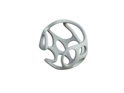 SciFi Cube Object No 39981 Low Poly Shape Texture