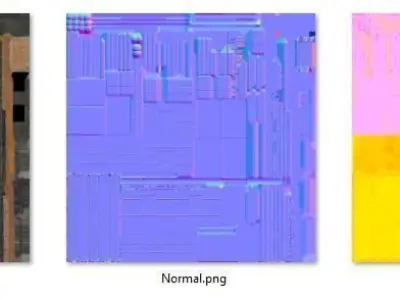 wood street bin Low-poly 3D model