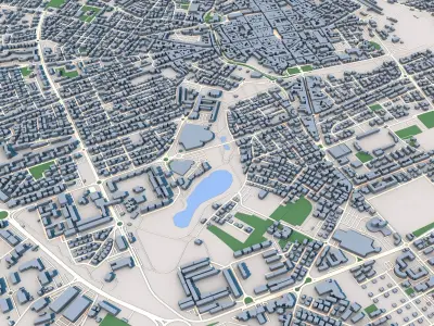 Rimini City Italy 3D model