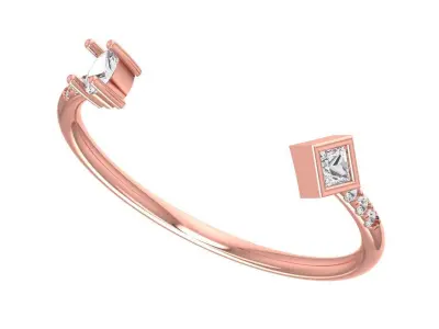 Women Light Weight Band Ring 3D print model