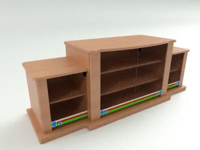 TV Rack 3D model