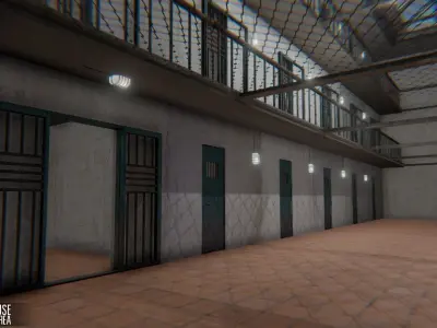 Prison house - restricted area 3D model
