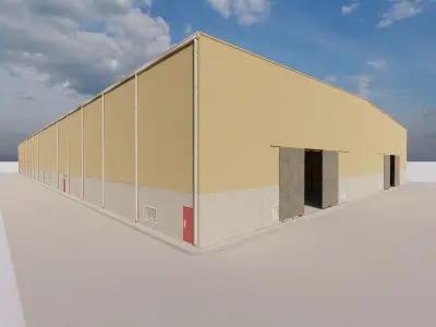 Warehouse-Warehouse Building 3D model