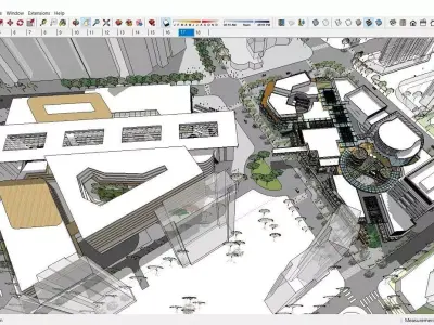 Sketchup Shopping Center F9 3D model