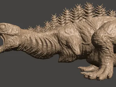 KAMATA KUN SHIN GODZILLA 2nd Form Kaiju - Ultra Detailed 3D STL 3D print model