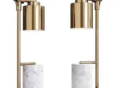 Castro Chantel Table Lamp Low-poly 3D model