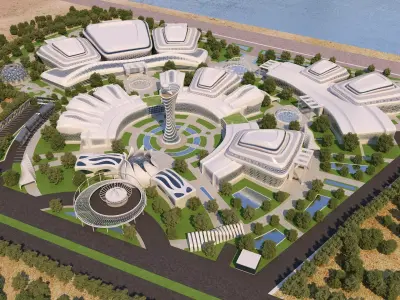 0069 - Culture Center - 2022 - 05 - 2Ds Plans - 3Ds Files 3D model