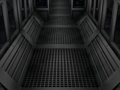Sci Fi Corridor 3D model