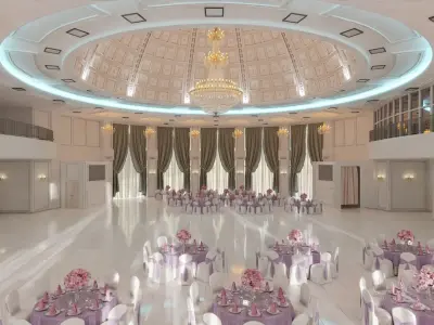 Ballroom House of Celebrations 3D model