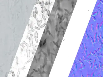 Ultra realistic Snow ground Scan  3D model