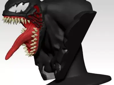 Venom bust 3D print model
