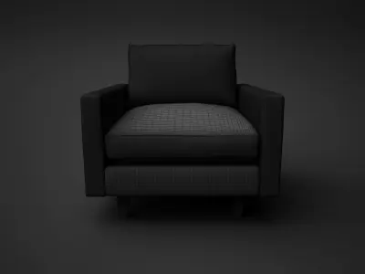 Oslo Chair - Robin Bruce Furniture 3D model