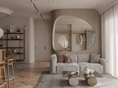 apartment interior scenes   3D model 6