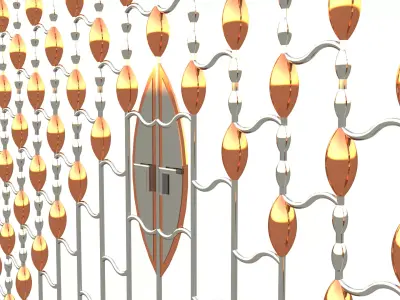 Luxury Gate 3D model