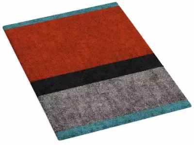 Afaw Shaggy Rug 3D model