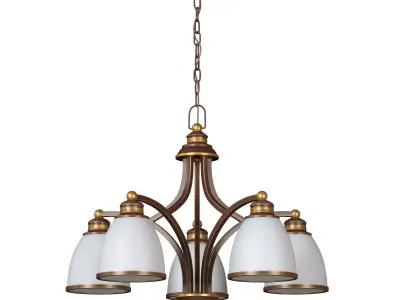 Hanging chandelier A9518LM-5BA 3D model