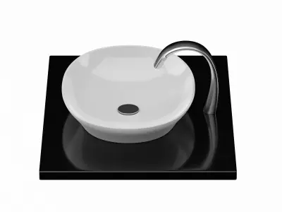 TOTO Kiwami Oval Vessel Lavatory 3D model