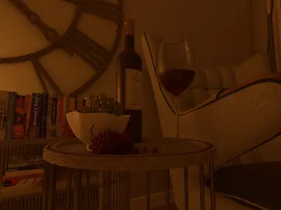 The Reading Nook 3D model