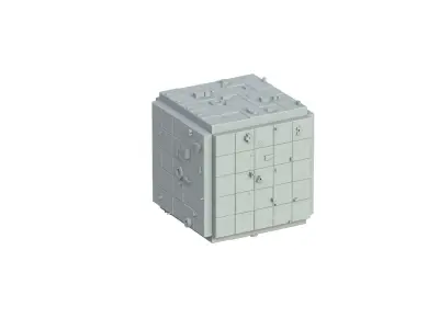 Sci Fi Object No 1824 Low Poly Low-poly 3D model