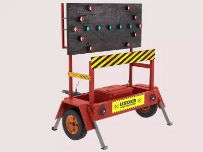 Roadblock Trailer 3D model