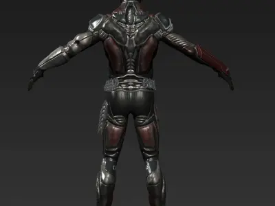 Modern Knight 3D model