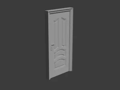 LOWPOLY DOOR MODEL 2 Low-poly 3D model