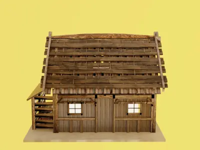 Medieval Hut 3D model
