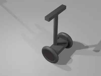 Low Poly Segway 3D model