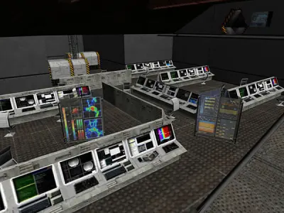 Science labs pack Low-poly 3D model