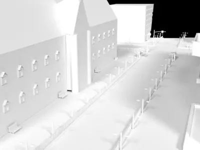 street and city model  3D model