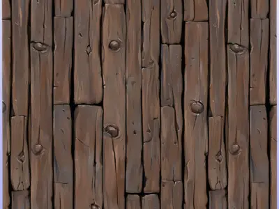 Stylized Wood Seamless Texture Texture 2