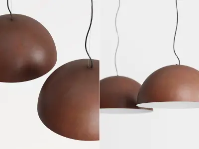 Luna Rossa Small Pendant Lamp 3D model