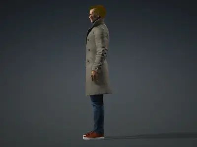 Zahirren son of the king of the jupiter Low-poly 3D model