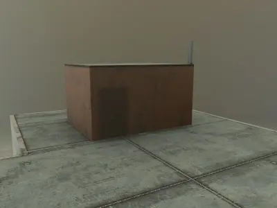 EDDB Building 1 Low-poly 3D model