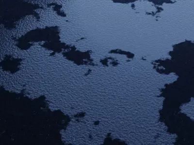 Rain animation 3D model