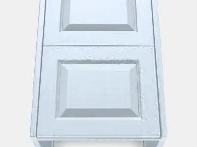 TANNFORSEN Wash-stand with drawers 1 Low-poly 3D model