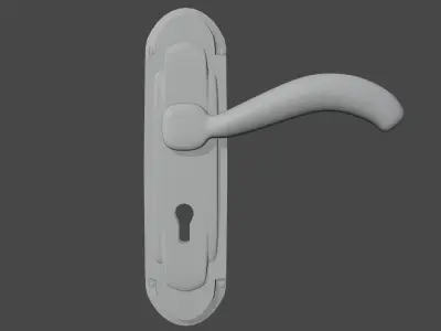 Door Lock Low-poly 3D model buy
