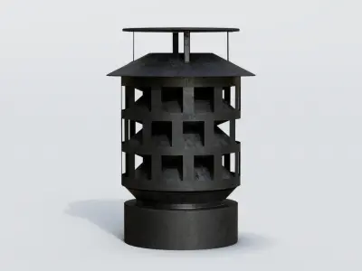 Roof Vent 12 Low-poly 3D model