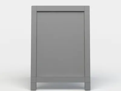 Poster Low-poly 3D model