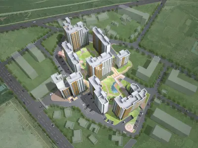 apt modeling 3D model