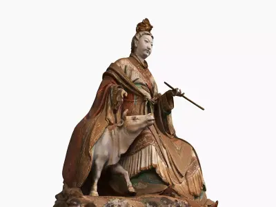 Deity Statue Sculpture08 3D model