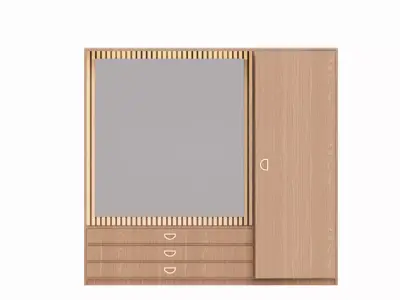 modern closet 3D model purchase