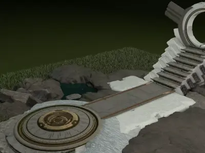 Elven-Altar - Elfen-Altar 3D model