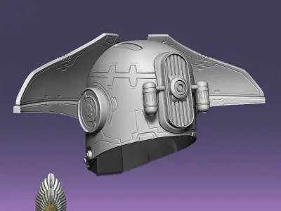 Kellic Bounty Hunter helmet star wars 3d digital dl 3D print model