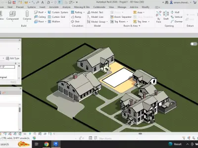 Historic Building and Barn Construction 3D model